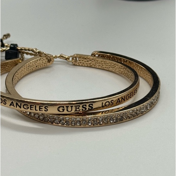 Guess Cuff Slider Bracelet Set of 2 in Gold - Picture 8 of 11